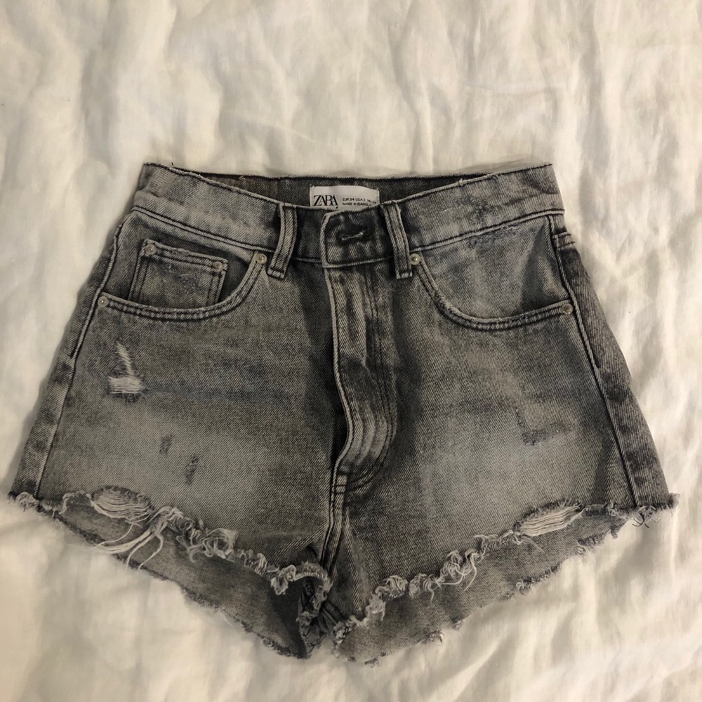 Zara denim shorts